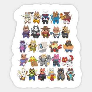 Overwatch Cats Sticker